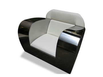 FAT ASS - Stainless steel armchair by ICI ET LÀ - view 2